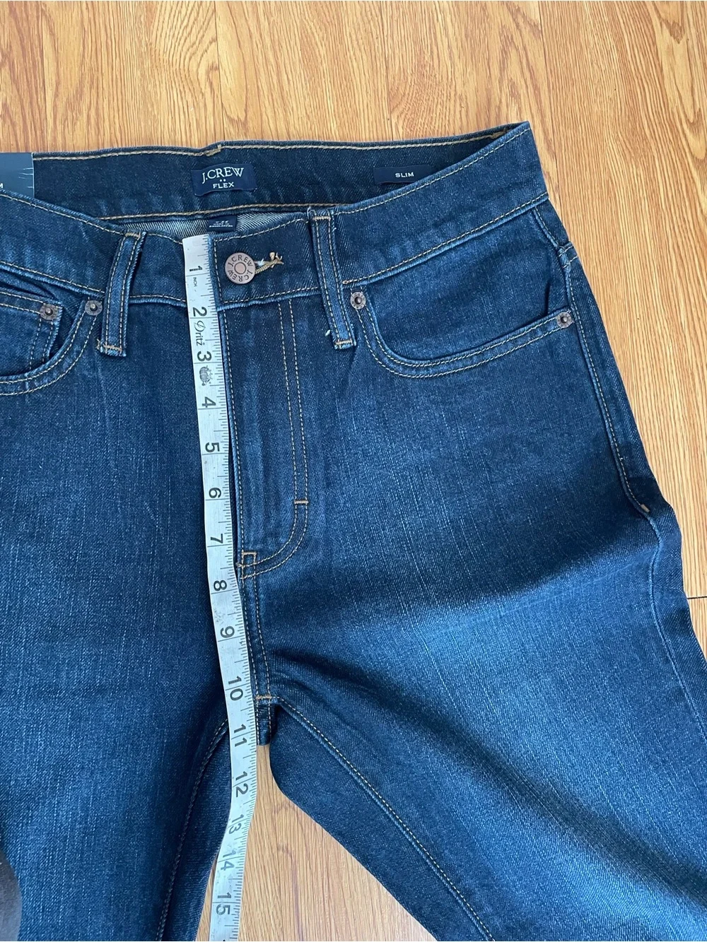 J.Crew Slim-fit Jeans in Vintage Flex fabric.